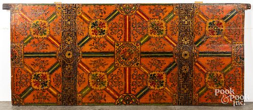 LARGE MIDDLE EASTERN PAINTED PANELLarge