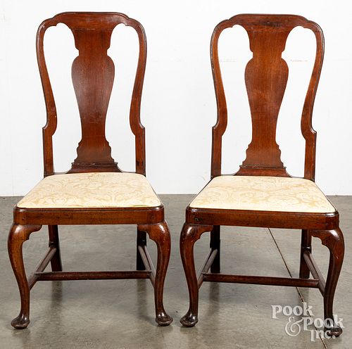 PAIR OF GEORGE II MAHOGANY DINING 3146e4