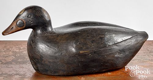 CARVED AND PAINTED DUCK DECOY,