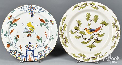 TWO DELFT POLYCHROME CHARGERS  314786