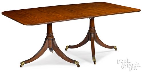 GEORGE III DOUBLE PEDESTAL DINING