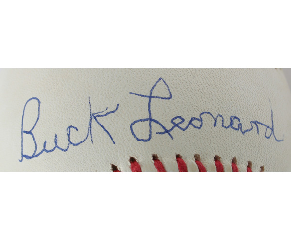 Roy Dandridge Buck Leonard autographed 4ed98