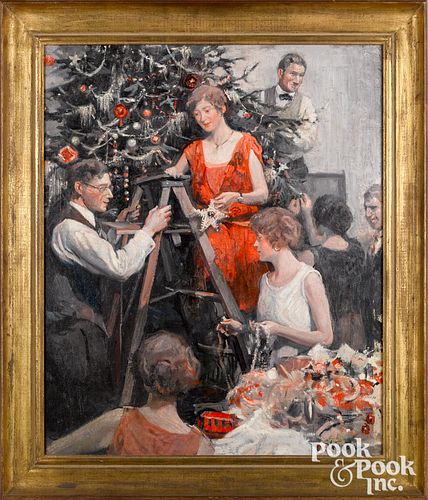 STANLEY ARTHURS OIL CHRISTMAS ILLUSTRATIONStanley 314816