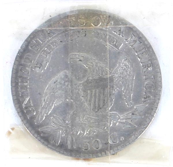 1823 Capped Bust Silver Half Dollar 4eda5