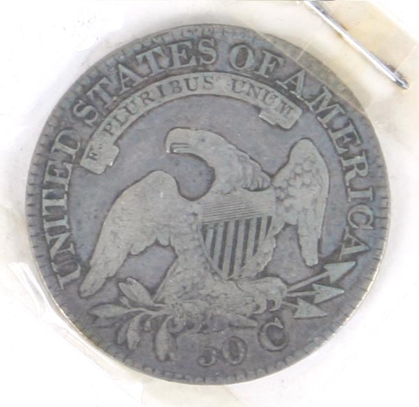 1826 Capped Bust Silver Half Dollar