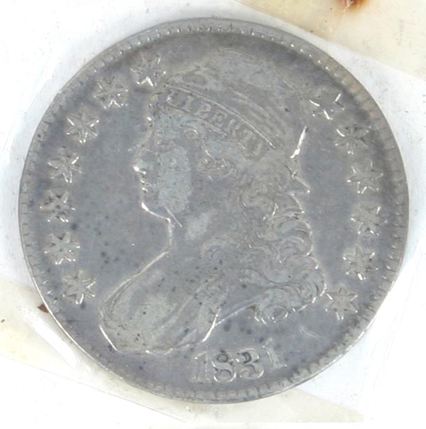1831 Capped Bust Silver Half Dollar 4edaa