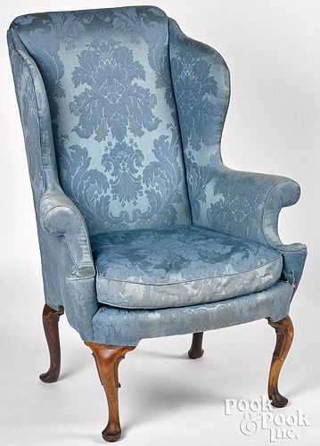 GEORGE II MAHOGANY EASY CHAIR  3148c0