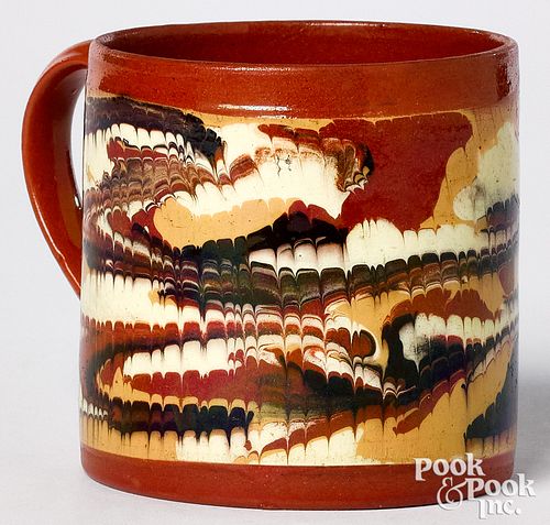 MOCHA MUGMocha mug , with combed marbleized