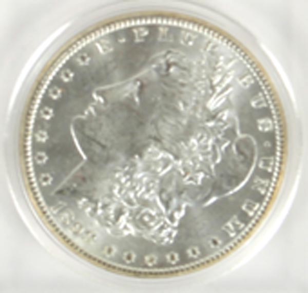 Three 1898-O Morgan Silver Dollars