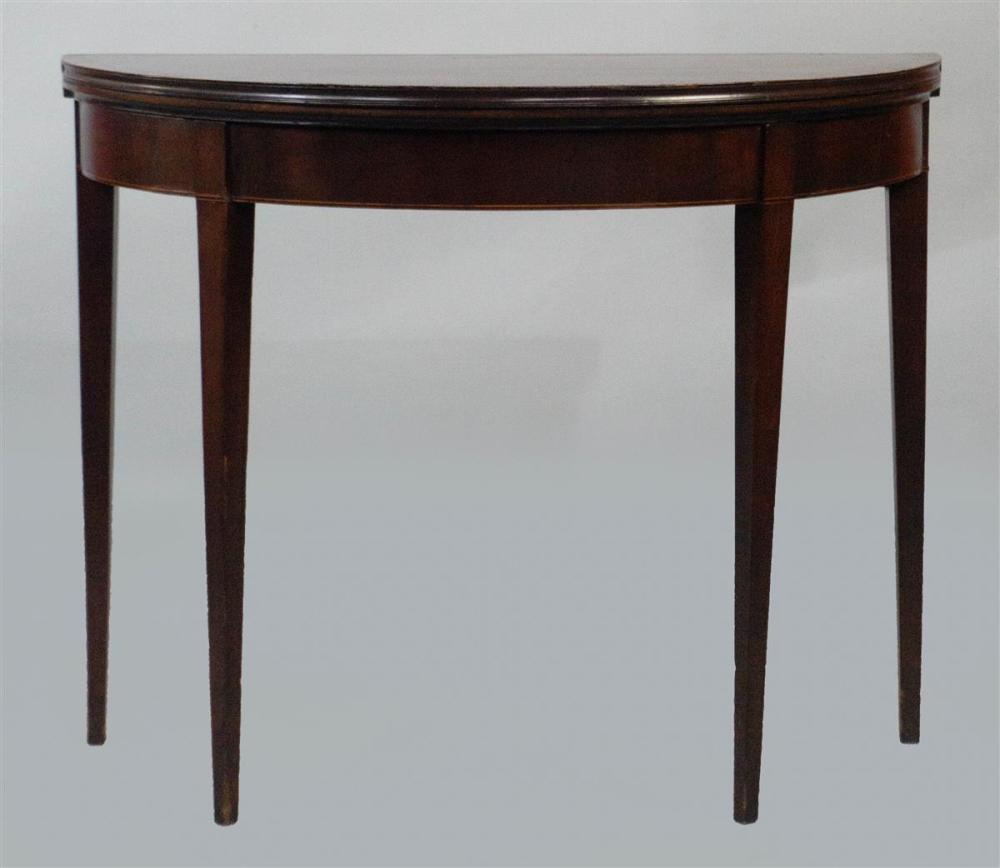 FEDERAL INLAID MAHOGANY DEMILUNE 312239