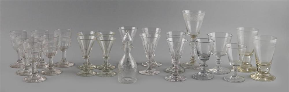 VARIOUS GLASSES, SOME EARLYVARIOUS