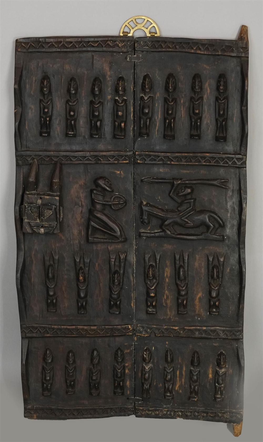 CARVED DOGON GRANARY DOOR MALICARVED 31227d