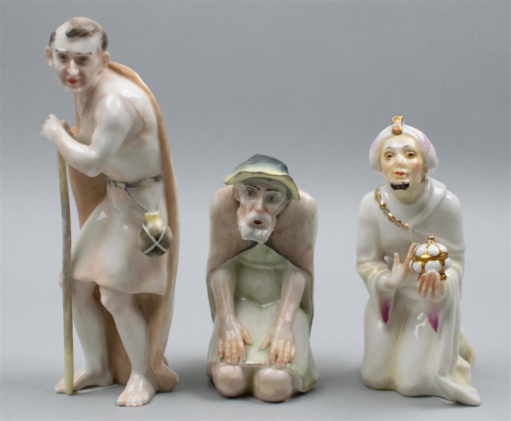 THREE HUTSCHENREUTHER PORCELAIN