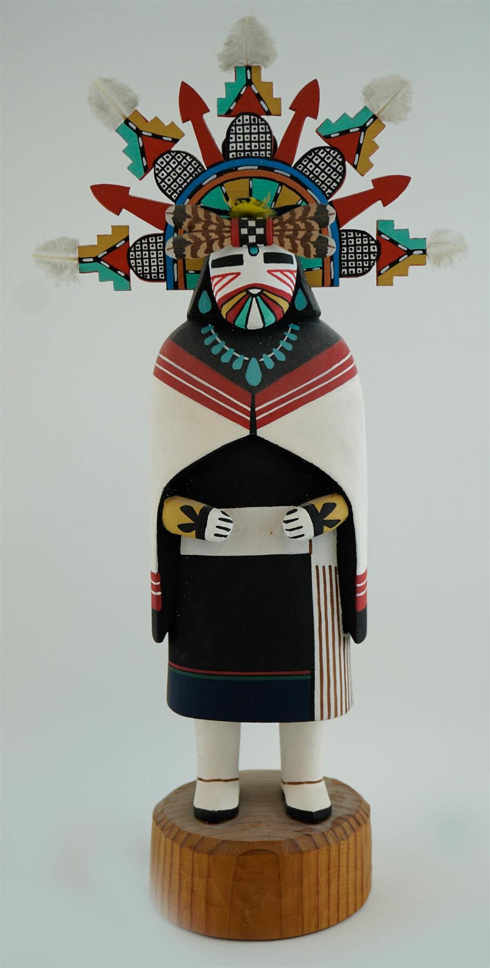 NATIVE AMERICAN KACHINA DOLL, HOPINATIVE