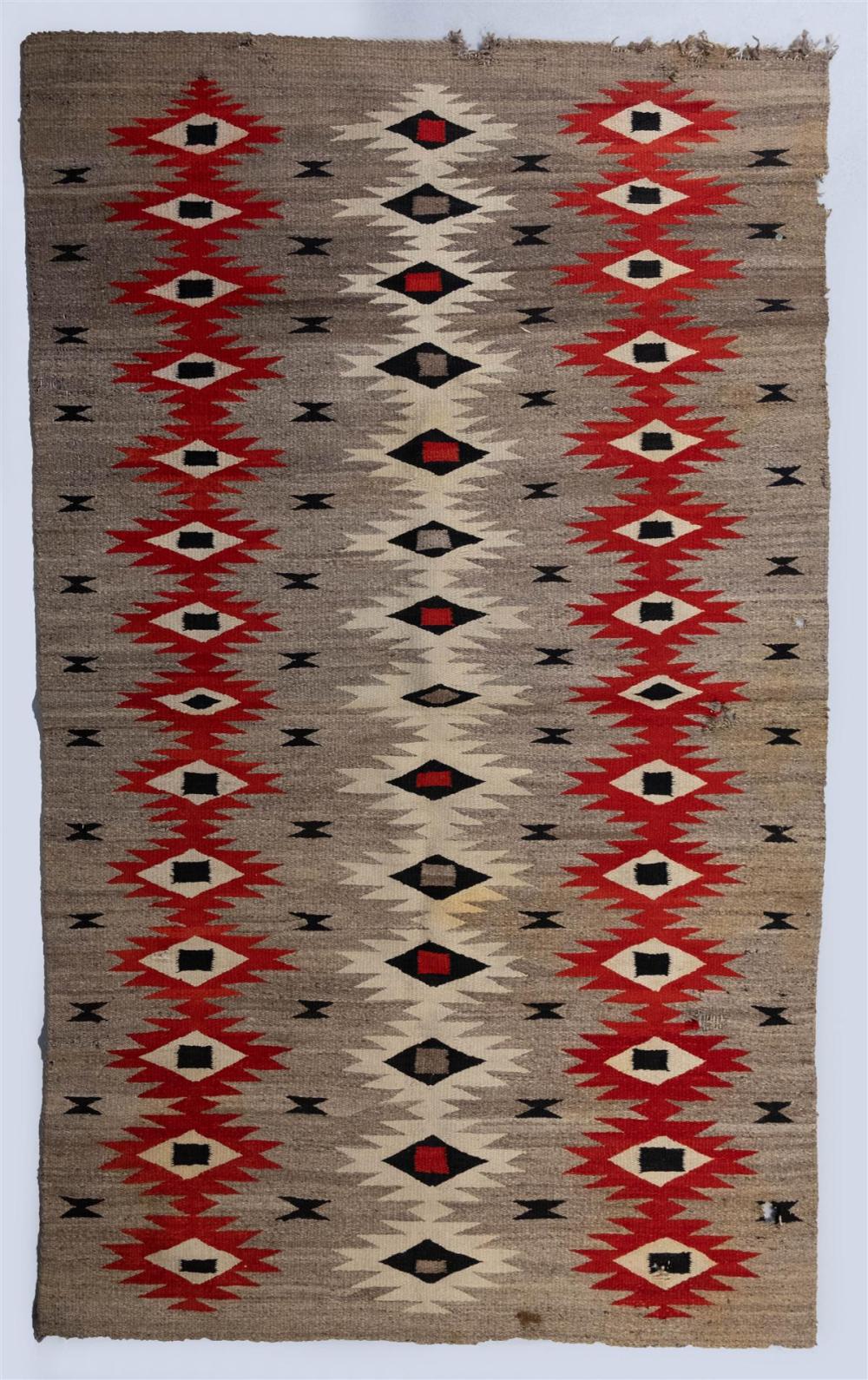 NAVAJO RUGNAVAJO RUG, woven of natural