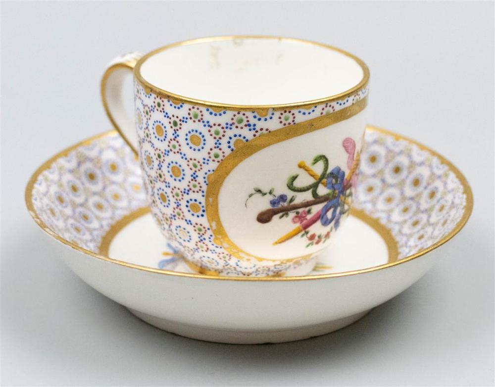 SEVRES CUP AND SAUCER GOBLET HERBERT  312310