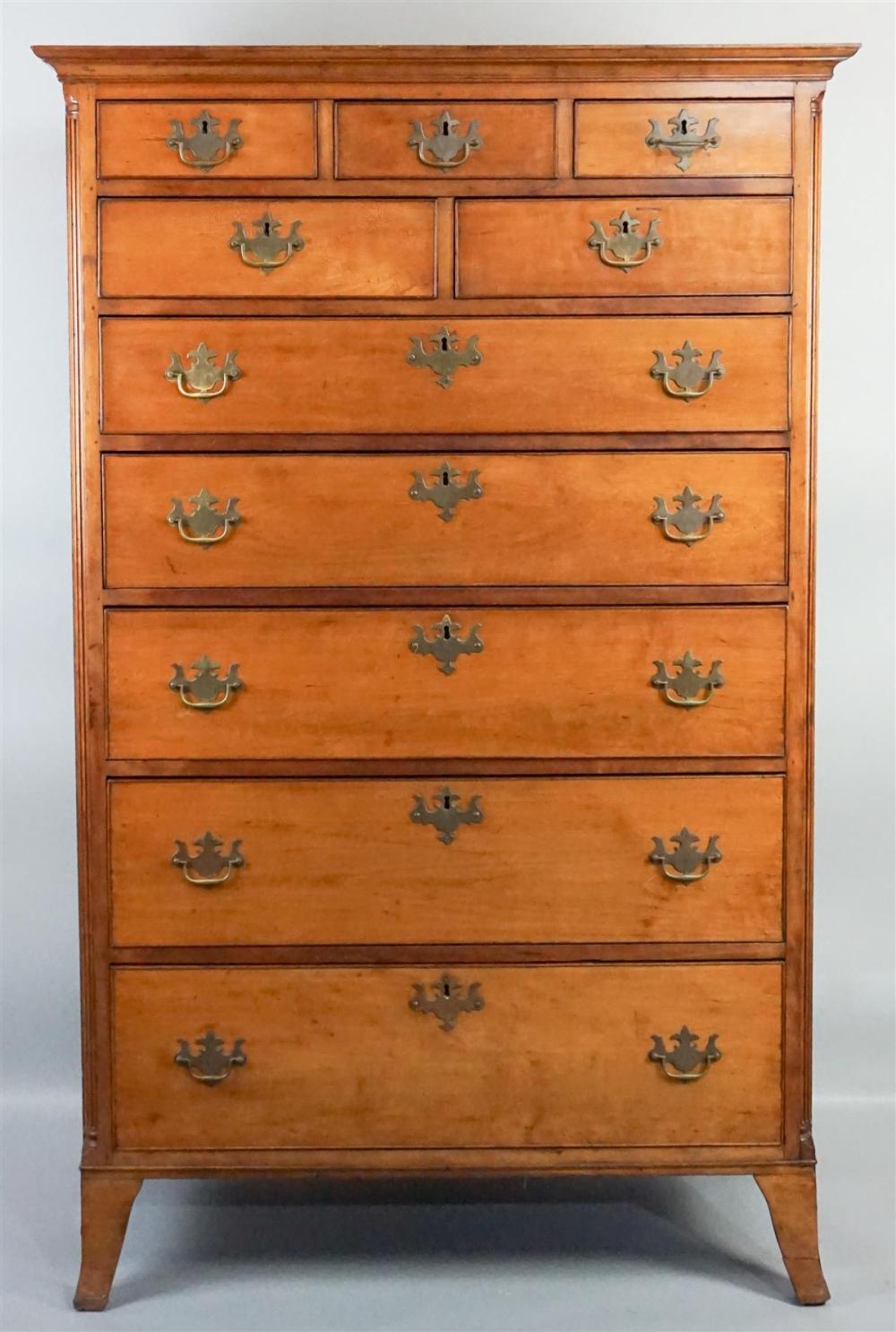FEDERAL APPLEWOOD TALL CHEST OF 31231f
