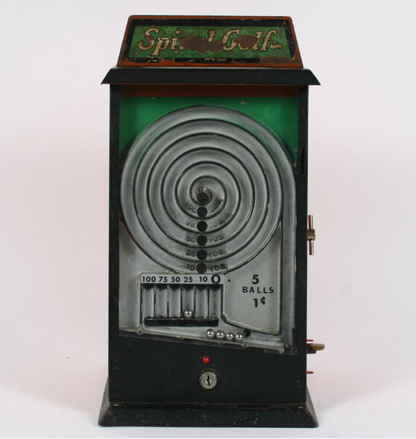 Coin operated Spiral Golf arcade 4e9ec