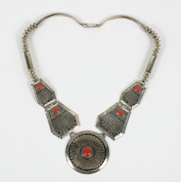 Native American sterling necklace
