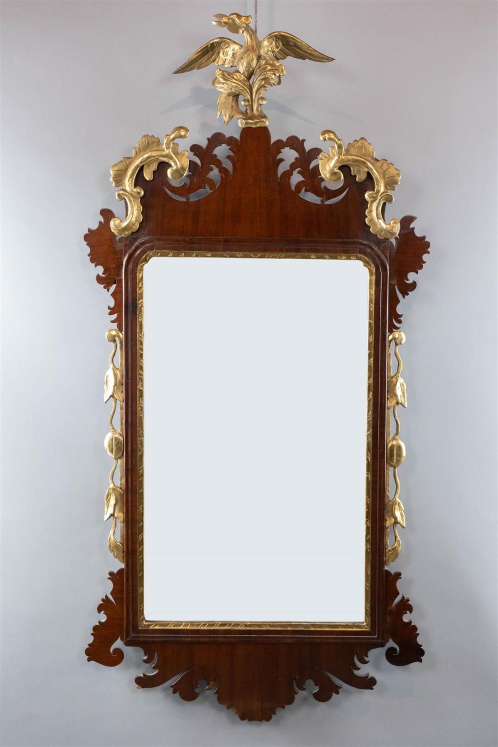 GEORGE III PARCEL GILT AND MAHOGANY 312354