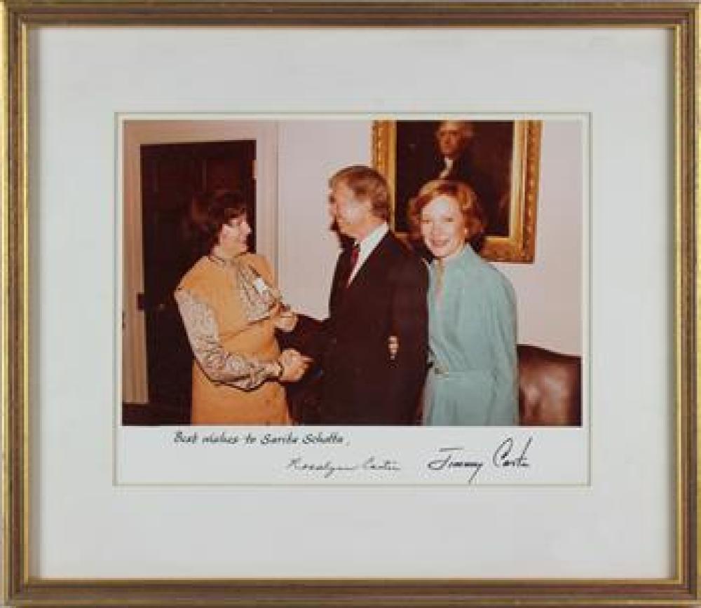 JIMMY AND ROSALYNN CARTER SIGNED