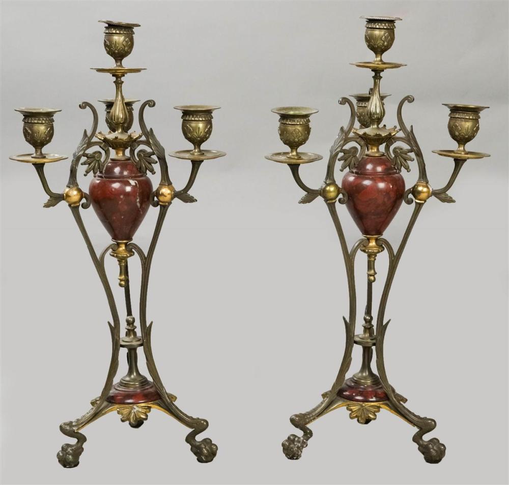 PAIR OF NEOCLASSICAL STYLE ROUGE 3123da