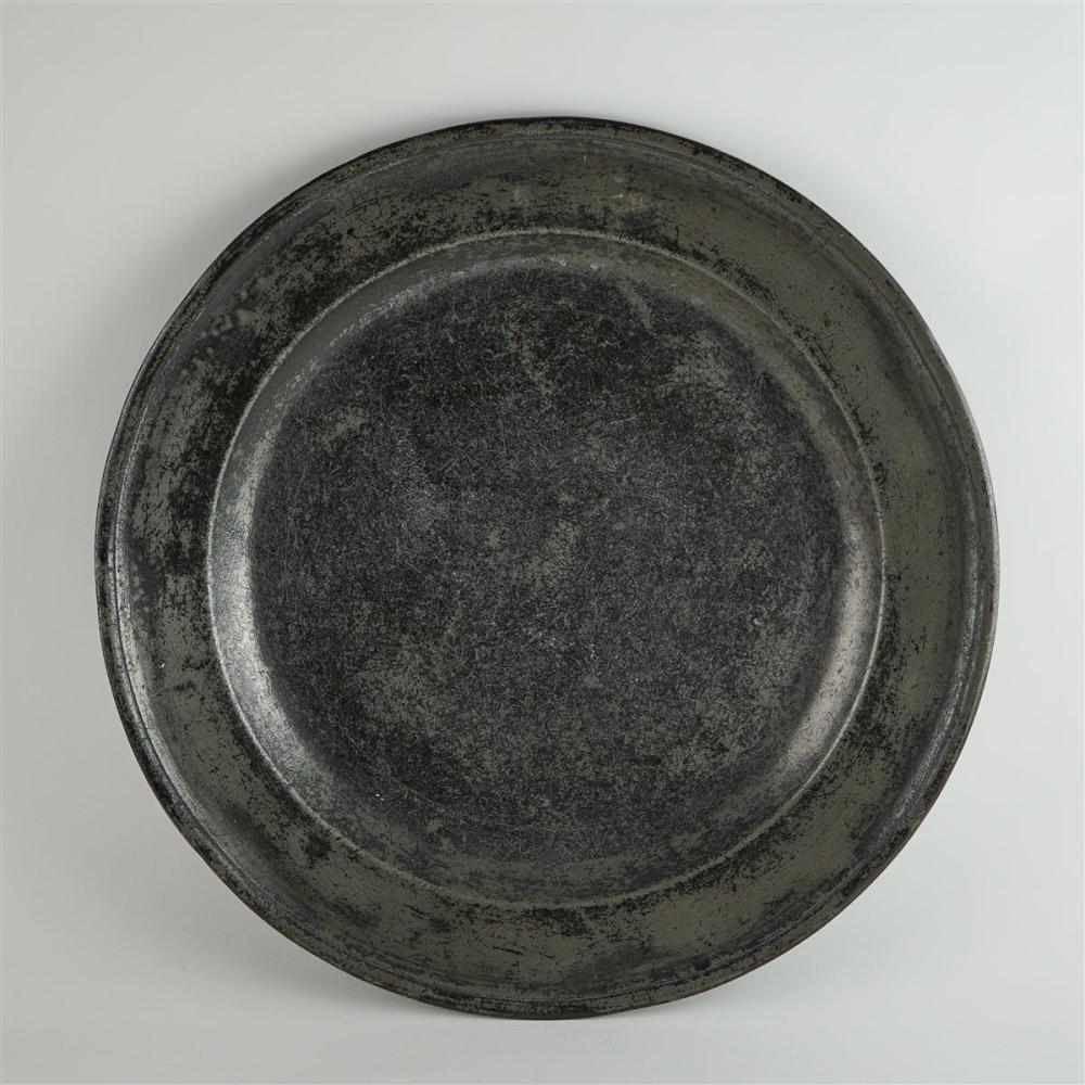 ENGLISH PEWTER CIRCULAR CHARGERENGLISH 312408