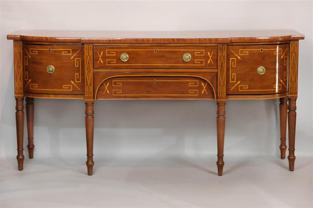 REGENCY INLAID MAHOGANY SIDEBOARDREGENCY 31245f