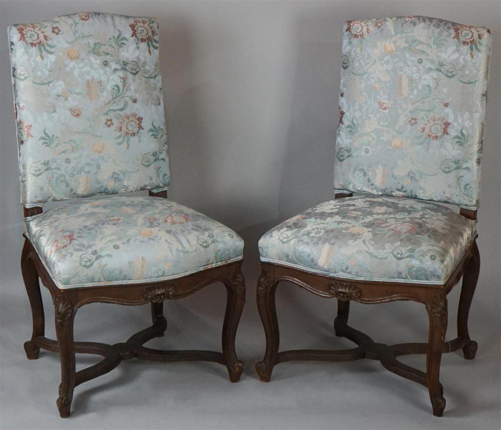 PAIR OF LOUIS XV STYLE CARVED WALNUT 312473