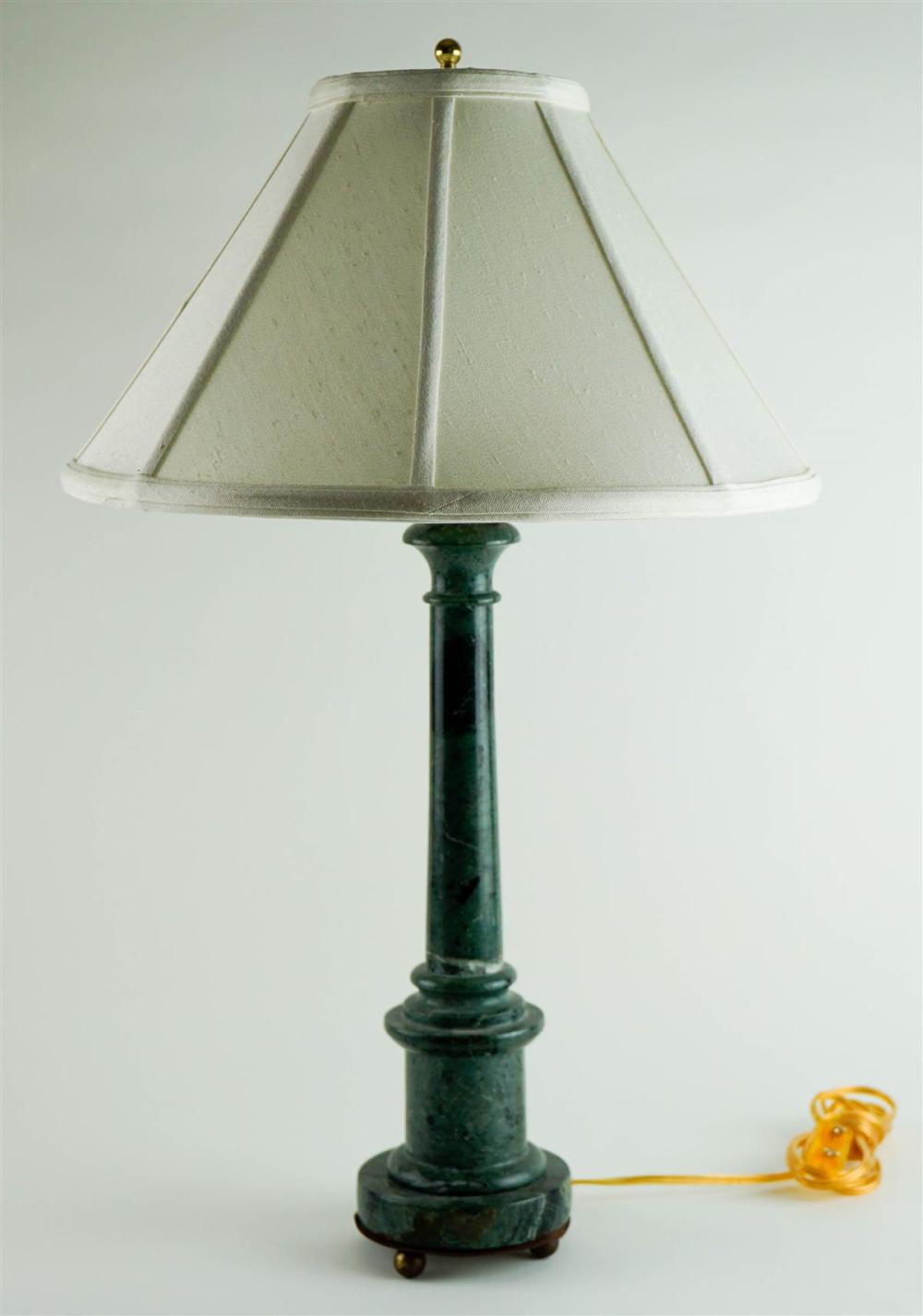 CLASSICAL STYLE GREEN MARBLE LAMPCLASSICAL