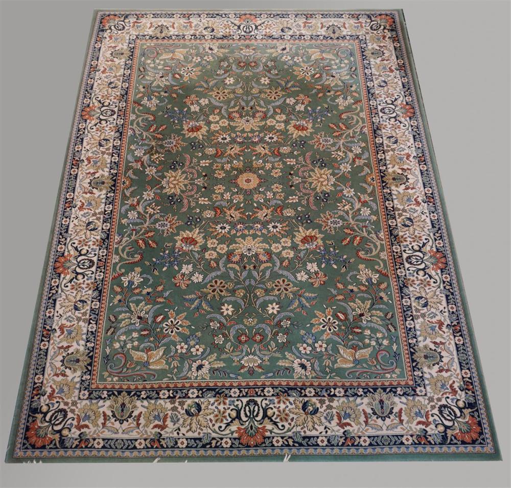 LUXOR BRAND FLORAL WOOL RUG MADE 3124e6