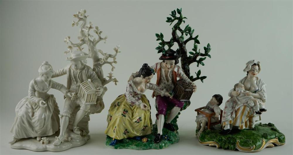 TWO NYMPHENBURG PORCELAIN FIGURE 31250f