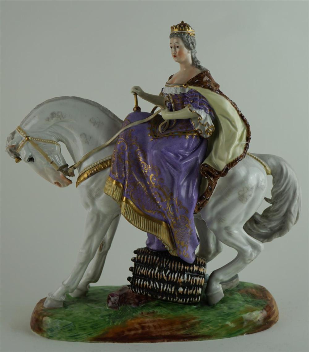 VIENNA STYLE PORCELAIN EQUESTRIAN 312537