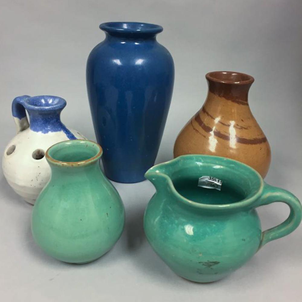 THREE CORNELISON & SON ART POTTERY