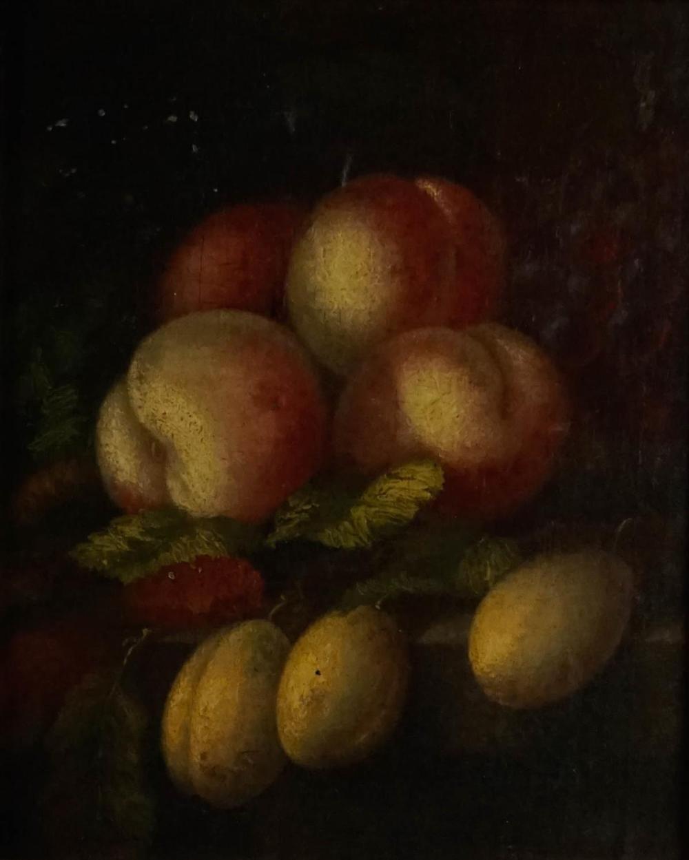  19TH CENTURY STILL LIFE PEACHES 31259d