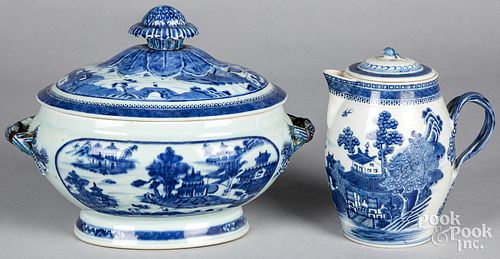 CHINESE EXPORT NANKING TUREEN AND CIDER