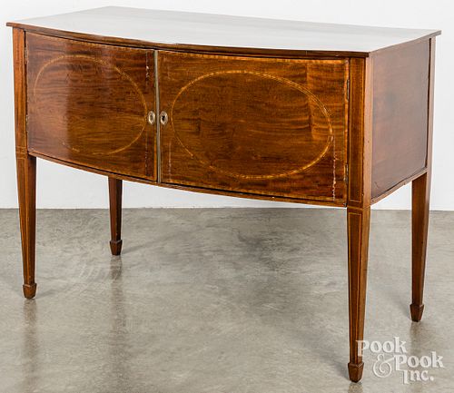 DIMINUTIVE GEORGIAN MAHOGANY SIDEBOARD  312713