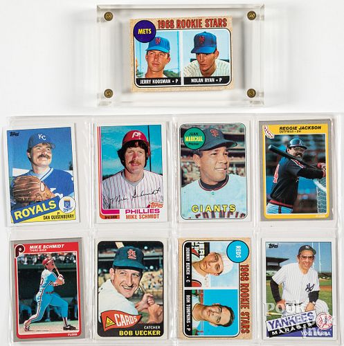 BASEBALL CARDS, TO INCLUDE NOLAN RYAN.