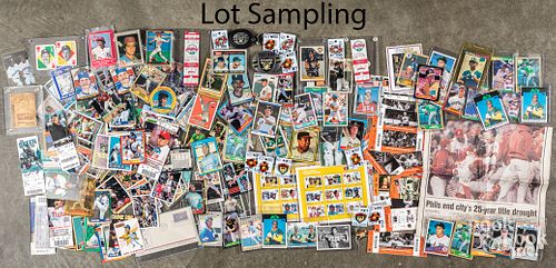 SPORTS CARDS AND EPHEMERA TO INCLUDE 312731