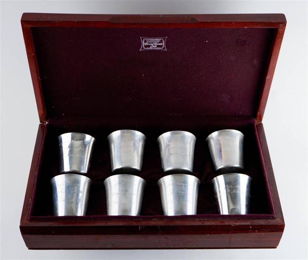 SET OF EIGHT INTERNATIONAL SILVER