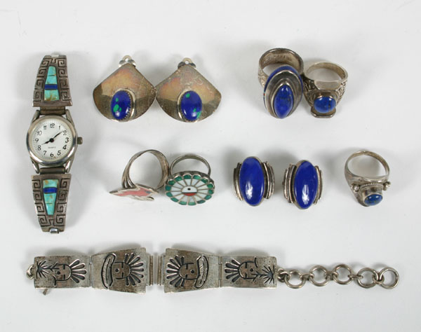 Native American sterling and lapis 4ea63