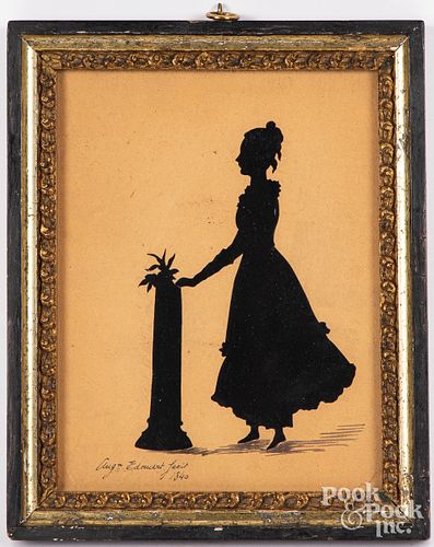 AUGUSTE EDOUART SILHOUETTE OF 312834