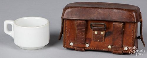 GERMAN WWII LEATHER MEDICAL POUCH,