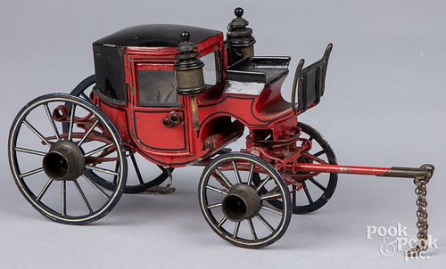 LUTZ STYLE METAL CARRIAGE 19TH 3128e1