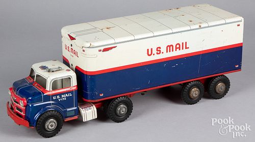 MARX US MAIL TANDEM TRUCK AND TRAILERMarx