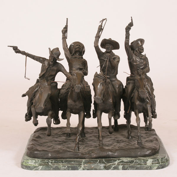 Remington Western bronze group