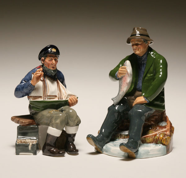 Two Royal Doulton porcelain fishermen 4ea95