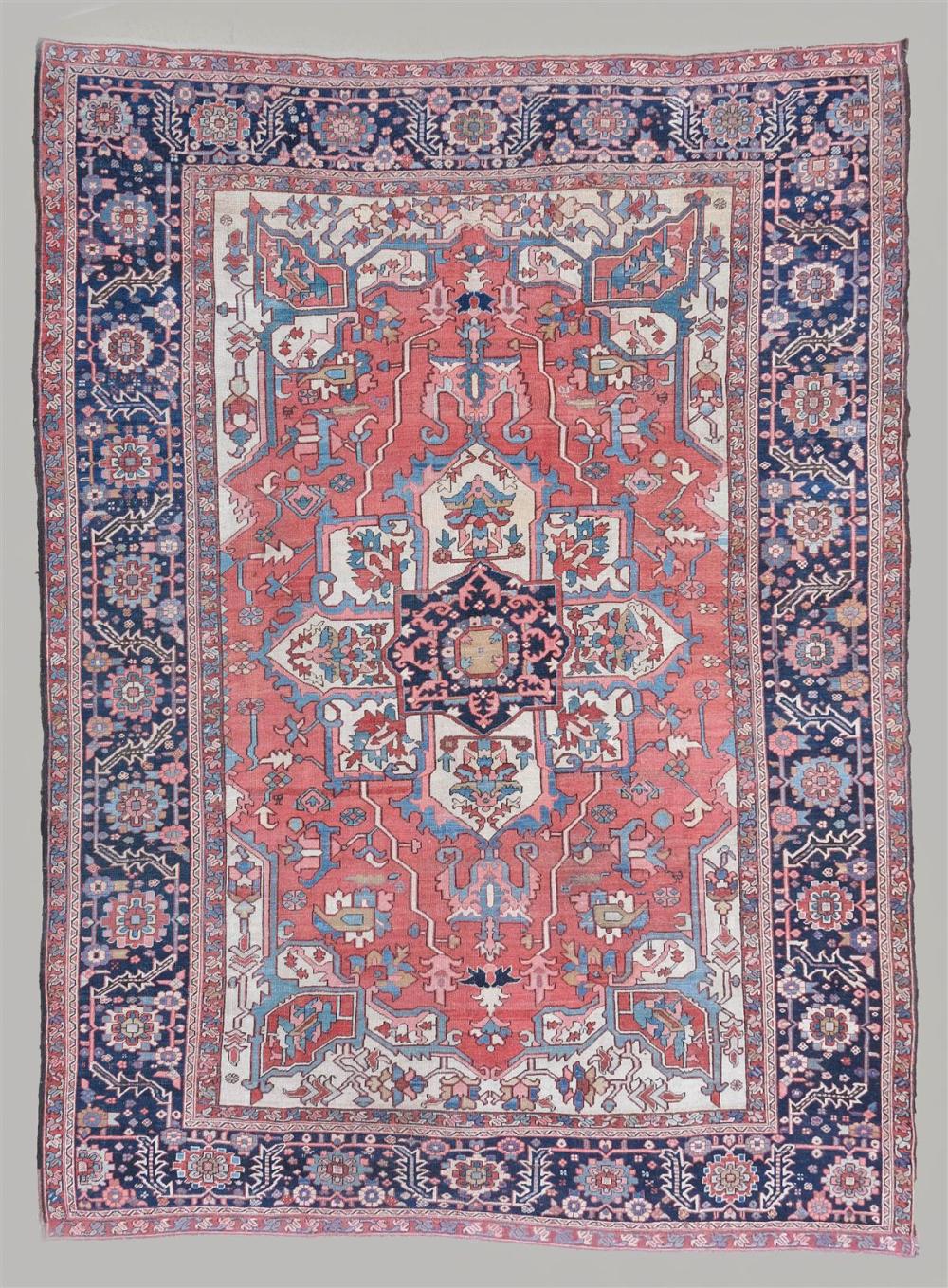 ANTIQUE PERSIAN SERAPI WOOL RUGANTIQUE 312a5b