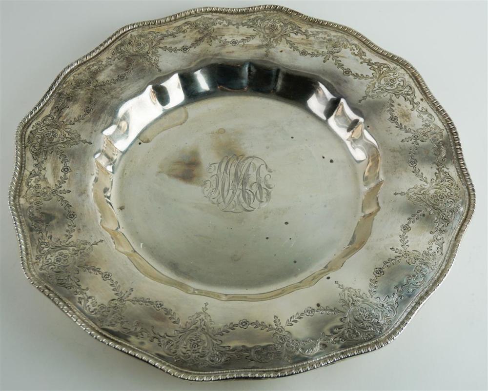 FRANK M. WHITING SILVER LOW BOWL WITH