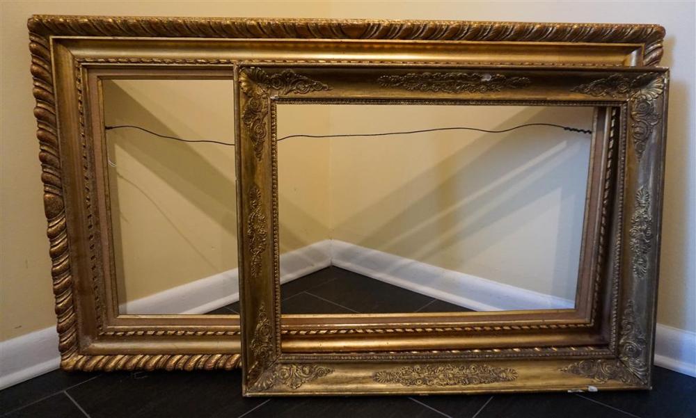 TWO NEOCLASSICAL GILTWOOD FRAMESTWO 312b30